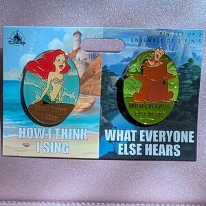 Disney Character Pin Set - Ariel and Pumba